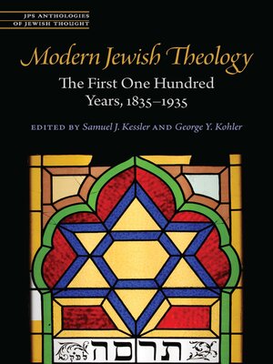 cover image of Modern Jewish Theology
